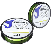 Load image into Gallery viewer, Daiwa J-Braid x4 Yellow 150yds