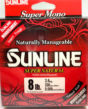 Load image into Gallery viewer, Sunline Super Natural Monofilament 330yd