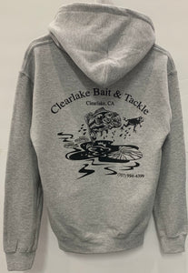 Clearlake Bait & Tackle Hoody-Grey