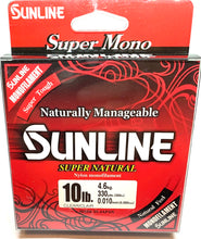 Load image into Gallery viewer, Sunline Super Natural Monofilament 330yd