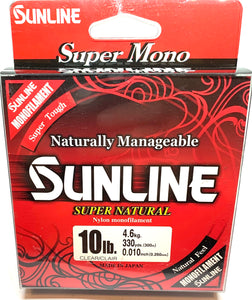 Sunline Super Natural Monofilament 330yd