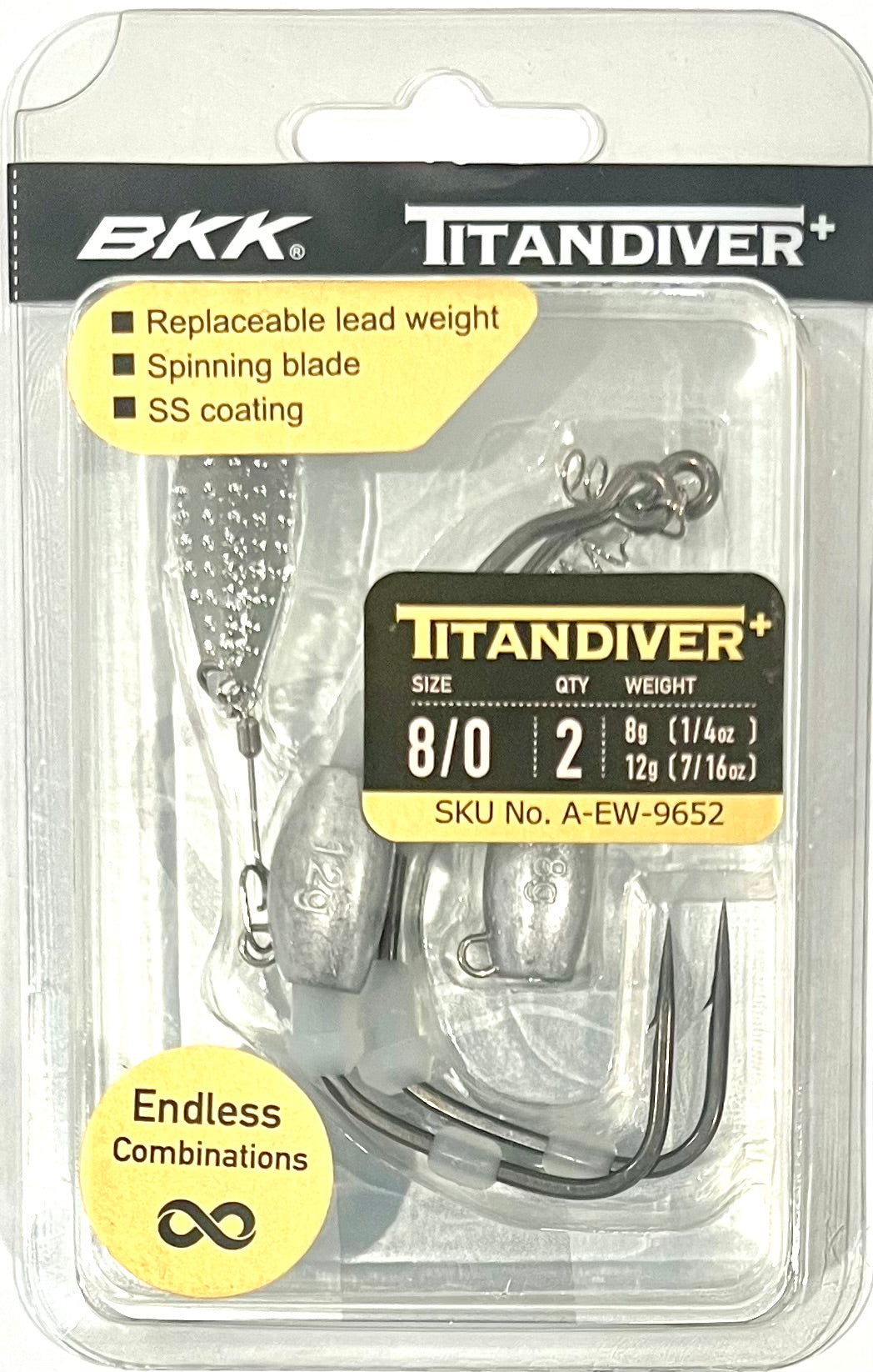BKK TITANDRIVER Weighted Hooks