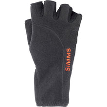 Load image into Gallery viewer, Simms Headwaters Fleece Half Finger Glove-Black
