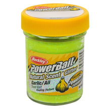 Load image into Gallery viewer, Berkley Glitter Trout Bait Garlic 1.75oz
