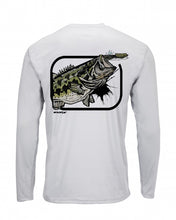 Load image into Gallery viewer, Simms M’s Solar Tech Tee LS Largemouth-Sterling
