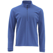 Load image into Gallery viewer, Simms Midweight Core 1/4 Zip Rich Blue
