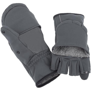 Simms Guide Windbloc Foldover Mitt-Raven