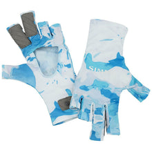 Load image into Gallery viewer, Simms SolarFlex SunGlove-Cloud Camo Blue
