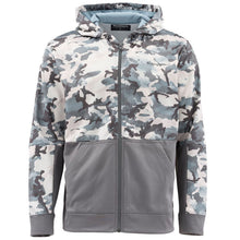 Load image into Gallery viewer, Simms M’s Challenger Hoody Full Zip-Hex Flo Camo Grey Blue
