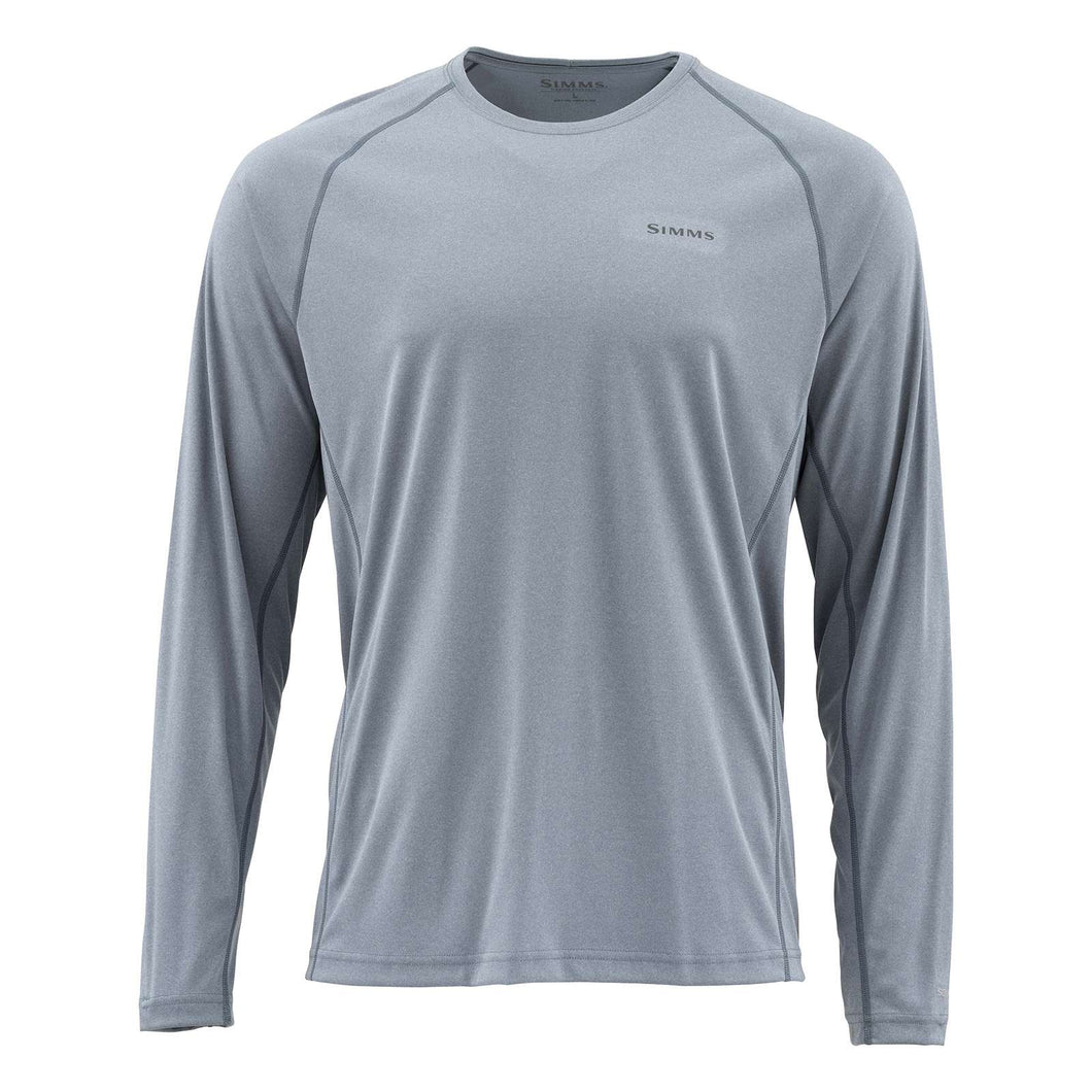 Simms M’s Solarflex LS Crewneck-Storm Heather