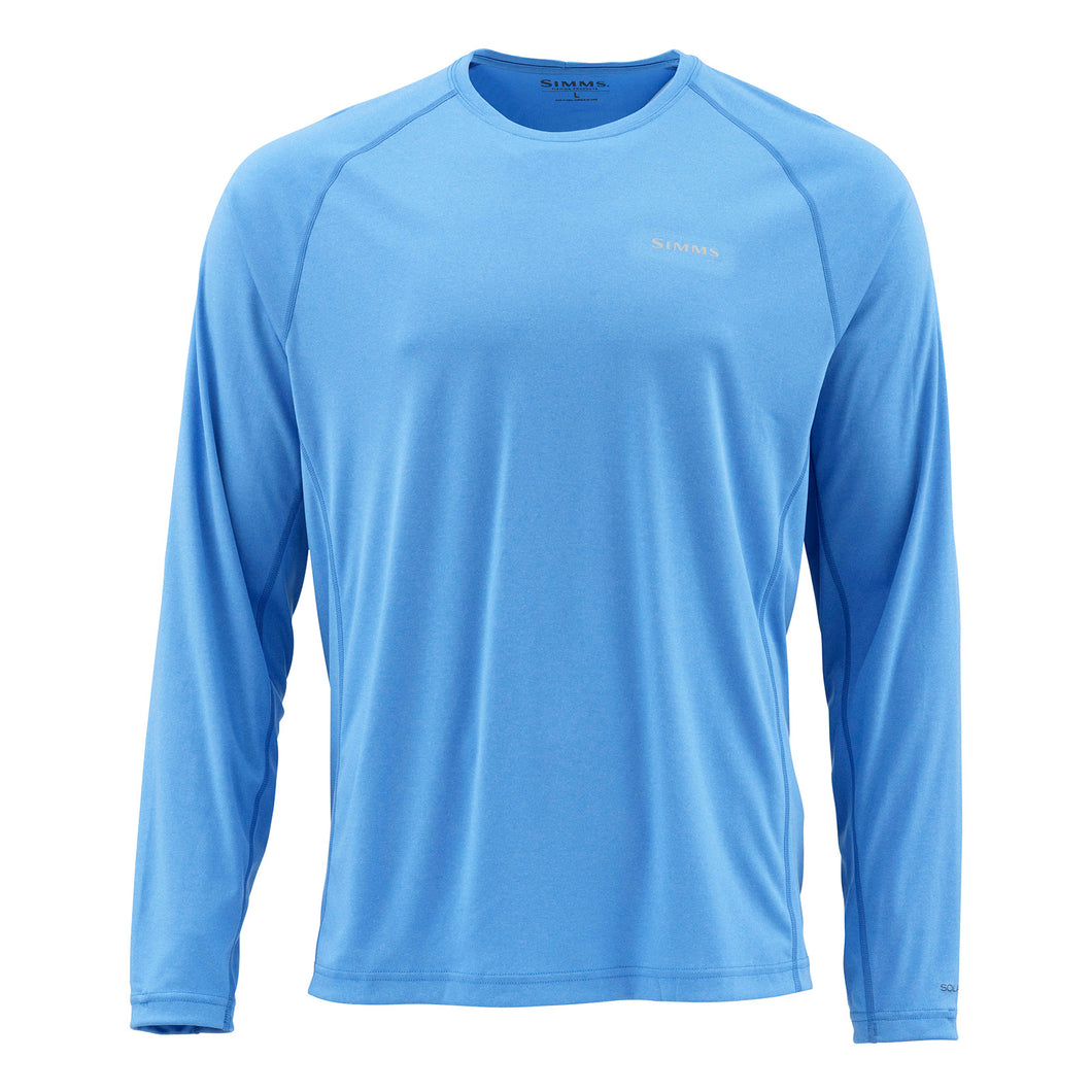 Simms M’s Solarflex LS Crewneck-Pacific Heather
