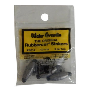 Water Gremlin Rubbercor Sinkers