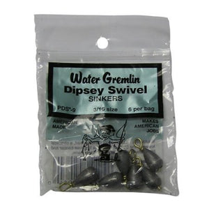 Water Gremlin Dipsey Swivel Sinkers