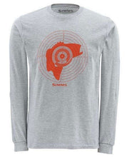 Load image into Gallery viewer, Simms Bass Hunter LS Tee Ash Grey

