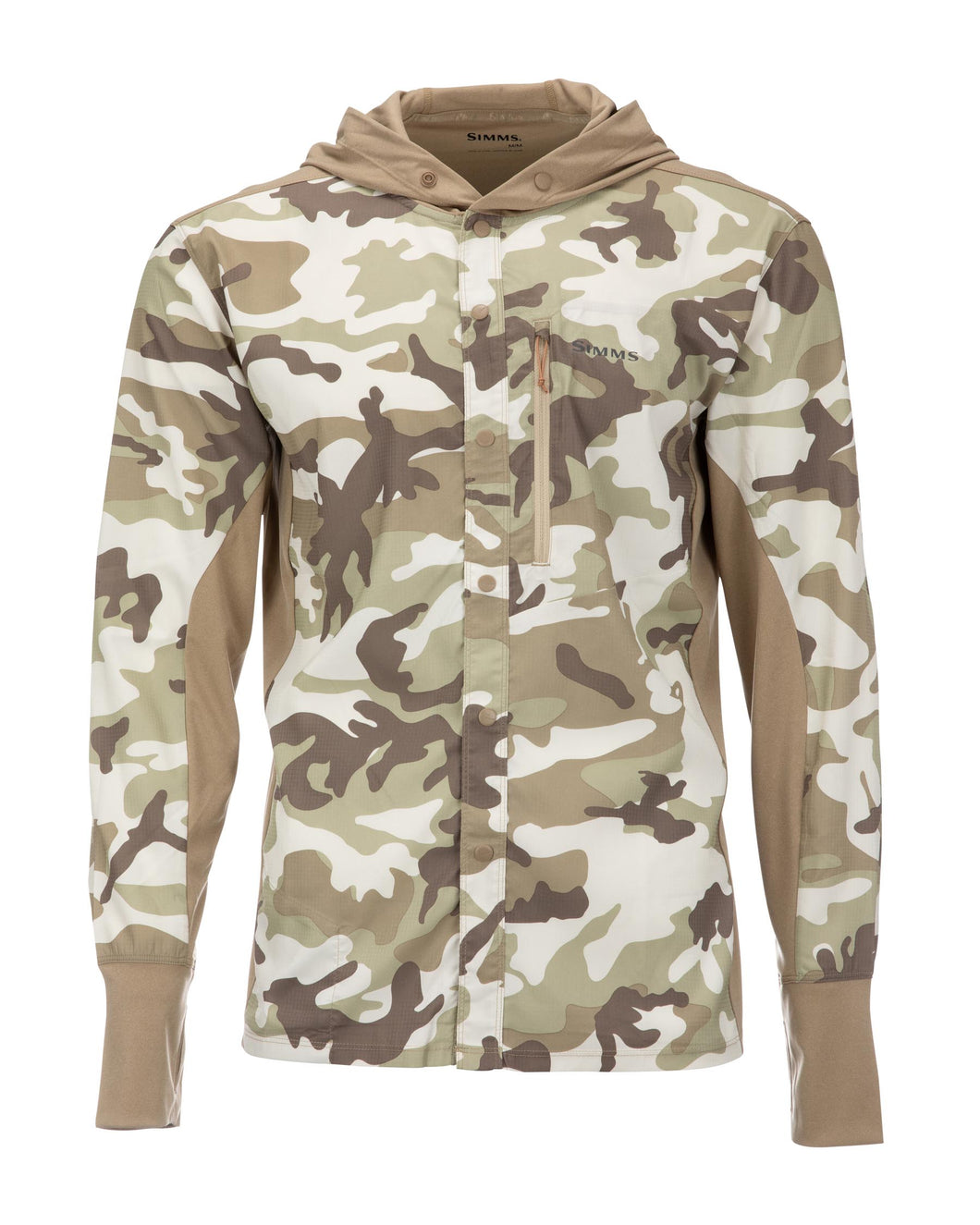 Simms M’s Intruder Hoody-Woodland Camo Sandbar