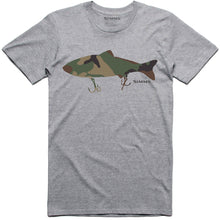 Load image into Gallery viewer, Simms M’s Bass Destruction SS Tee-Grey Heather
