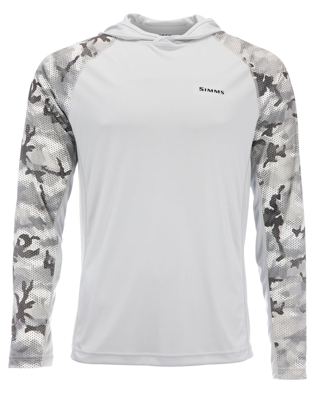 Simms M’s Solarflex Hoody-Hex Flo Camo Steel