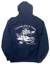 Load image into Gallery viewer, Clearlake Bait &amp; Tackle Hoody-Navy
