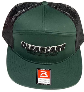 Clearlake Bait & Tackle Trucker Flatbill SnapBack Hats