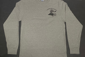 Clearlake Bait & Tackle Long Tee-Grey