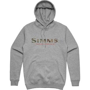 Simms M’s Logo Hoody-Grey Heather