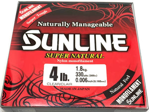 Sunline Super Natural Monofilament 330yd