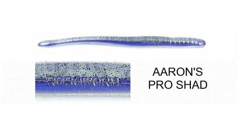Roboworm Fat Straight Tail Worm Aaron's Pro Shad / 6