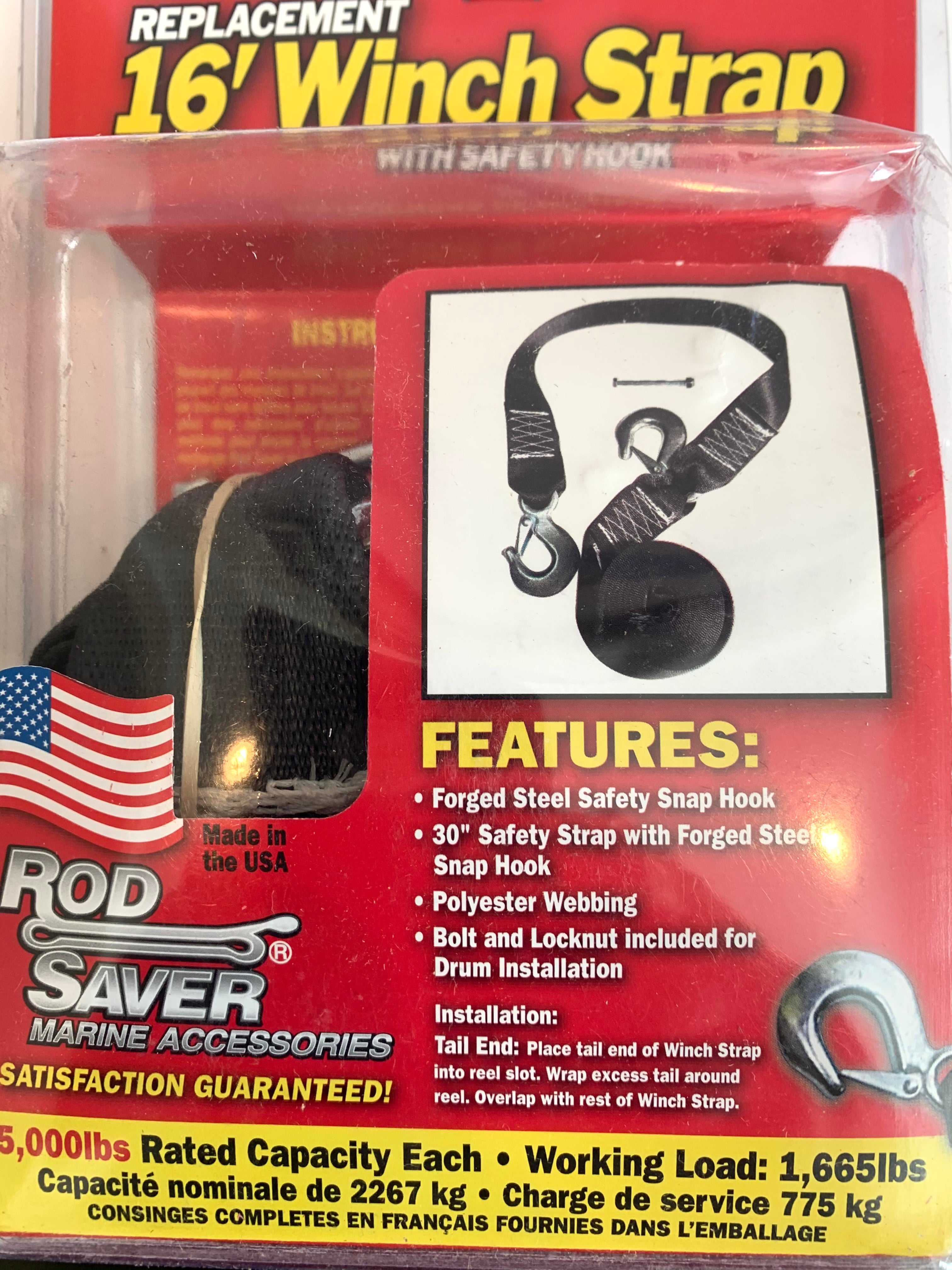 Rod Saver Replacement Winch Strap – Clearlake Bait & Tackle