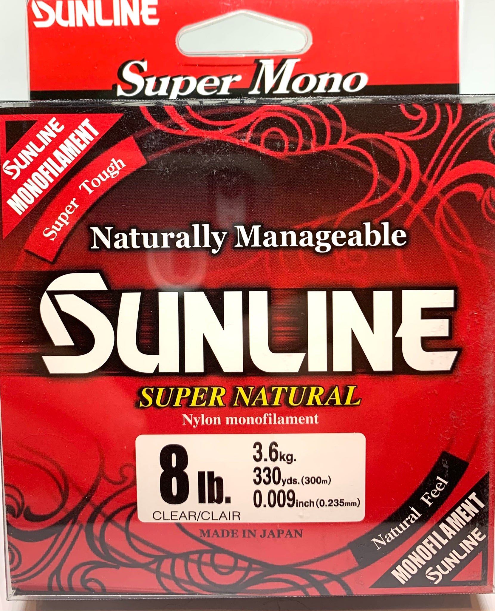 Sunline Super Natural Monofilament 330yd – Clearlake Bait & Tackle