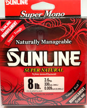 Load image into Gallery viewer, Sunline Super Natural Monofilament 330yd
