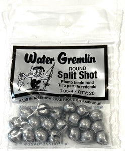 Water Gremlin Round Split Shot