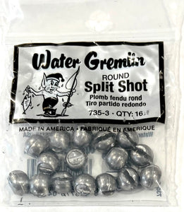Water Gremlin Round Split Shot